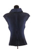 Issey Miyake Navy Pleated Top