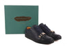 Buscemi Navy Buckle Sneakers