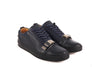 Buscemi Navy Buckle Sneakers