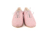 Chanel Pink Straw Shoes