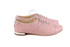 Chanel Pink Straw Shoes
