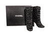 Chanel Flower Applique Boots