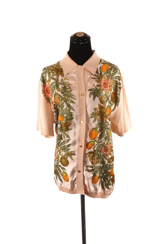 Hermes Silk Floral Shirt