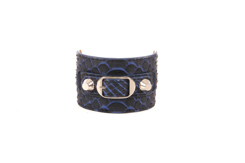 Balenciaga Blue Python Bracelet