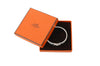 Hermes Light Blue Enamel Bracelet
