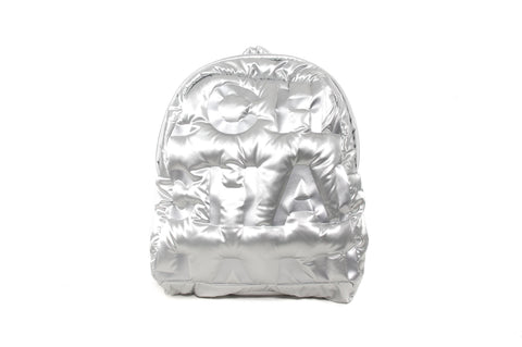 Chanel Silver Backpack
