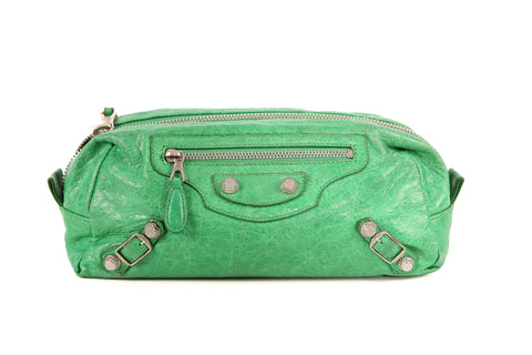 Balenciaga Green Classic City Case