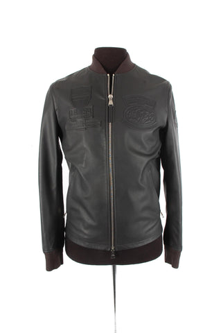 Louis Vuitton Embossed Leather Jacket