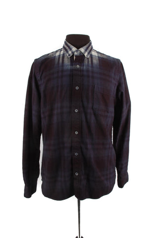 Sacai Navy Flannel Shirt