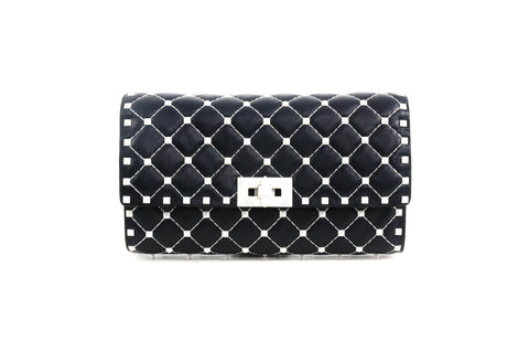 Valentino White Studded Bag