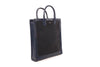 APC Navy Leather Tote