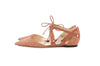 Jimmy Choo Pink Suede Flats