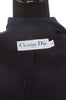 Dior Navy Wool Overcoat