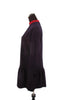 Sandro Textured Navy Dress