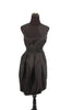 Carven Black Silk Cocktail Dress