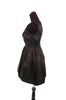 Carven Black Silk Cocktail Dress