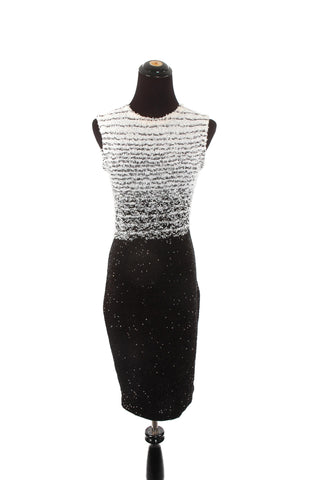 Oscar De La Renta Black and White Dress