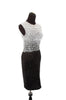 Oscar De La Renta Black and White Dress