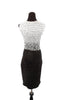 Oscar De La Renta Black and White Dress