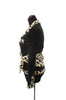 Moschino Yellow and Black Print Blazer