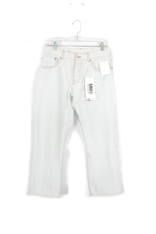 MM6 Calk White Jeans