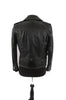 Saint Laurent Black Leather Moto Jacket
