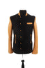 Balenciaga Black & Yellow Varsity Jacket