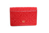 Orla Kiely Red Embroidered Bag