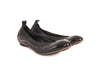 Chanel Black Leather Flats