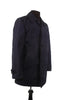 Comme des Garcon Navy Nylon Overcoat