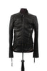 Diesel Black Gold Leather Jacket