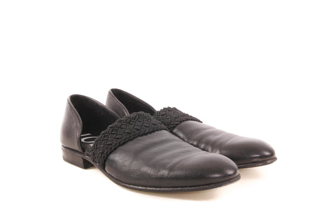 Loewe Black Leather Flats