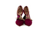 Ulla Johnson Wine Suede Pumps