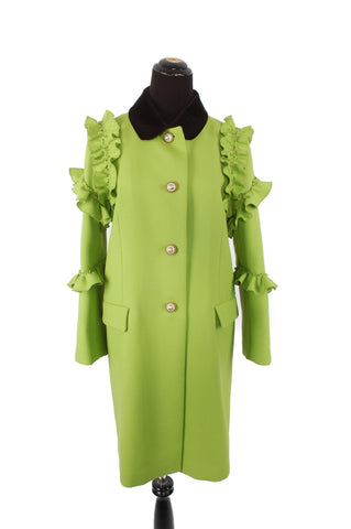 Gucci Lime Green Coat