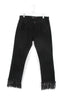 3 x 1 Black Fringe Jeans