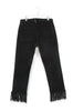 3 x 1 Black Fringe Jeans