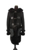Coach Black Shearling Toggle Coat