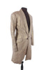 John Galliano Gold Overcoat