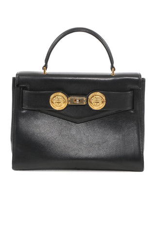 Versace Black Leather Bag