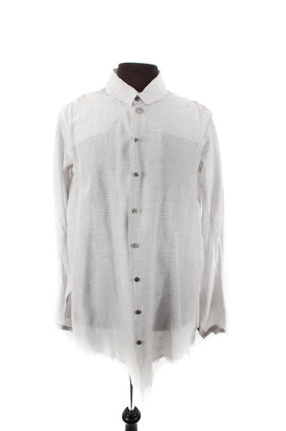 Damir Doma Frayed Silk Shirt