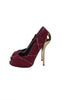Giuseppe Zanotti Gold Heel Pumps