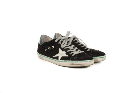 Gold Goose Black Suede Sneakers