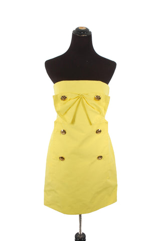 Louis Vuitton Yellow Bow Dress