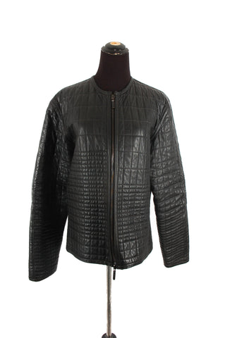 MA+ Quilted Leather Jacket