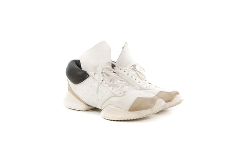 Rick Owens x Adidas White Runners