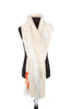 J.W. Anderson White & Orange Scarf
