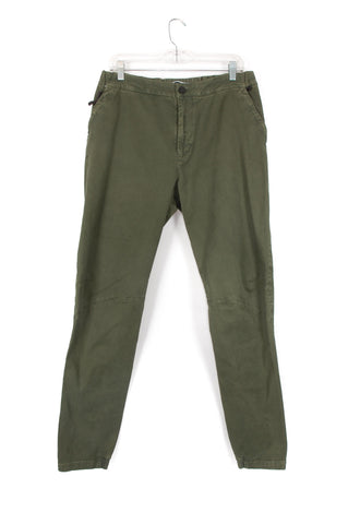 Stone Island Green Cotton Pants