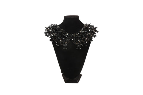 Prada Black Beaded Collar