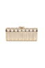 Versace Gold Ribbed Clutch