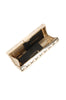 Versace Gold Ribbed Clutch